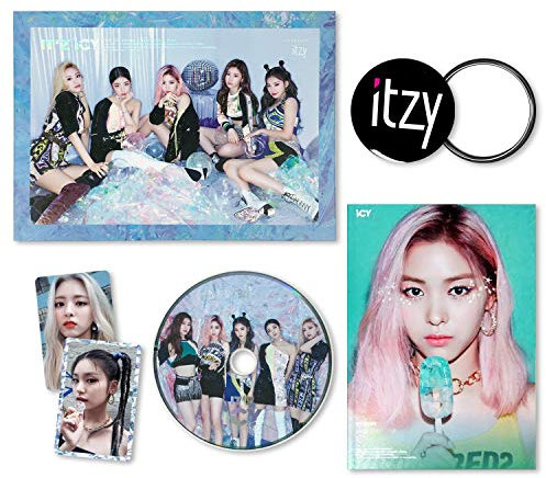 ITZY 1st Album - IT'Z ICY [ ICY ver. ] CD + Photobook + Photocards + FREE GIFT / K-POP Sealed