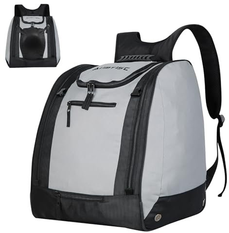 AUMTISC Skischuh Tasche Ski Rucksack- Snowboard Stiefel Tasche Skischuh Rucksack für Flying Air Handschuhe Jacke Goggle