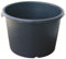 Muddy Hands Large Black Plastic Plant Pot with Handles Round Outdoor Garden Tree Container Planter (5, 60 Litre)