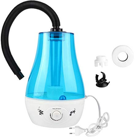 EVTSCAN Reptilienbefeuchter, Reptiliennebler mit 3 l großem Tank und Verlängerungsrohr, ideal für eine Vielzahl von Reptilien, Amphibien und Terrarien(Europäische Vorschriften)