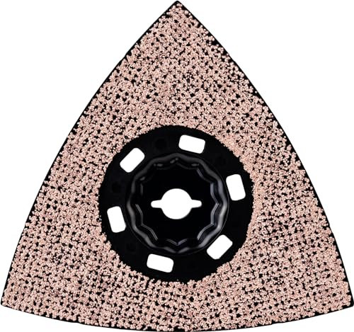 Bosch Accessories 1x Plateau de ponçage pour outil multifonction Expert Sanding Plate MAVZ 116 RT6 (pour GFK ou CFK, Ø 116 mm, Grain 60, Accessoire Outil multifonction)