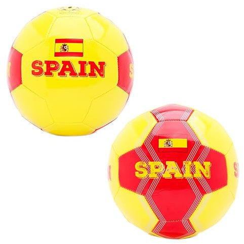 Toyland® Spanien Länder-Fußball (8lbs/Größe 5) – Euro und Weltmeisterschaft – Outdoor-Spielzeug – 14 Modelle verfügbar – (Spanien)