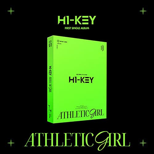 H1-KEY [ ATHLETIC GIRL ] 1st Mini Album. ( 1ea CD+60p Photo Book+1ea Photo Card+1ea Profile Card+1ea Photo Stand )