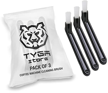 TYGA Store Coffee Group Head Clean Brush for Cleaning Espresso or Grinder Machine - Prevent Leaks Around Portafilter & Gasket, Domestic, Home & Commercial (3)