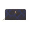 Tommy Hilfiger Damen Iconic Tommy LRG ZA Monogram AW0AW14003 Geldbörsen, Blau (Space Blue Mix)