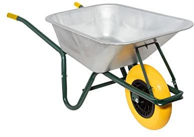 Garmix Carriola 100 litri 250 kg e accessori (pneumatici di protezione per carriola)
