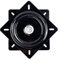 Doandgo Lazy Susans Turntable Bearings Swivel Zinc Plate, Black Square Lazy Susan Hardware, Heavy Duty Lazy Susan Replacement Parts, 500LB Capacity Load(Black) (20cm/8inch)