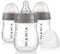MiaMia Babyflaschen 3x 140 ml | 3er Set Flaschen mit weichem Silikon-Trinksauger | BPA-frei & Anti-Kolik | Ab 0 Monate | Spülmaschinenfest