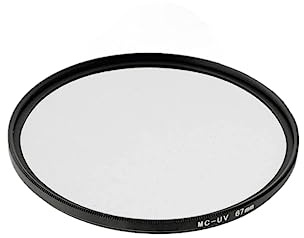 55 mm Kameralinse, mehrfach beschichtet, MC UV-Filter, gehärtetes optisches Glas, für Sony Alpha A55 A56 A57 A58 A65 A68 mit Sony Alpha SEL1855 18–55 mm Objektiv