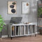 Festnight Porta Dischi Vinile, Libreria per Soggiorno, Mobile da Ingresso, in Legno Multistrato Grigio Cemento 100x38x48 cm