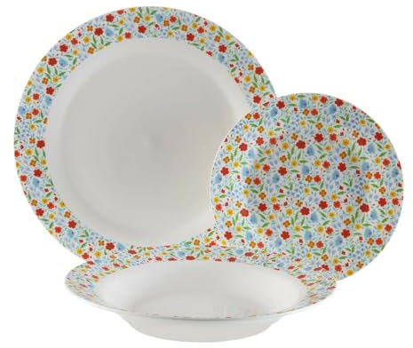 Versa Set de Vajilla Flandes 18 Piezas Porcelana