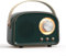 Retro-Bluetooth-Lautsprecher, Radio, Vintage-Lautsprecher tragbarer kabelloser Lautsprecher für Zuhause, Geschenk/Dekoration (Dunkelgrün)