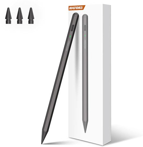 Pencil 1. Generation für iPad 2018-2025, 15Mins Full Charge & Palm Rejection, Hochpräziser Stifte für Grafiktabletts mit Magnetische Ansaugung für iPad 6-11, Air 3-5/M2/M3,Pro 11/12.9/13 M4,Mini 5-6