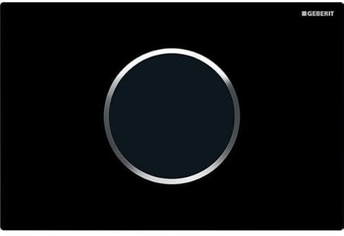 Geberit WC-Steuerung mit elektr. Spülauslösung, berührungslos, Sigma10, Infrarotgesteuert, 115.907.KM.6, Farbe: Schwarz