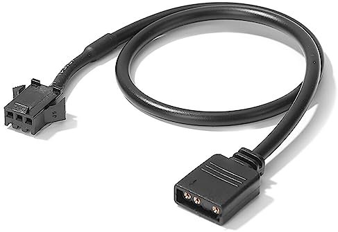 Xchon 5V 3Pin/12V 4Pin RGB Adapter Conversion Cable For PC Computer Motherboard LED Light Strip Wire Line Converter Cord
