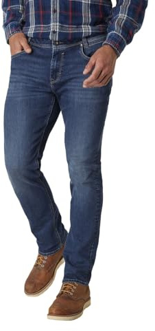 Paddocks`s Herren Jeans Ben - Regular Fit Tapered Leg- Medium Blue Used Moustache