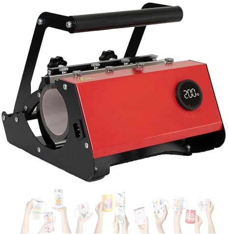 YQDDM Auto Tumbler Heat Press Machine,Full Print Heat Press with Pressure Setting,For 11-30oz, Straight Sublimation Mug,Fast and Uniform Cup Transfer Effect,Keepsake,Ornaments(EU)