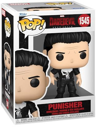 Funko Pop! Marvel: Daredevil Born Again - Punisher - Figura de Vinilo Coleccionable - Idea de Regalo - Mercancia Oficial - Juguetes para Niños y Adultos - TV Fans - Muñeco para Coleccionistas