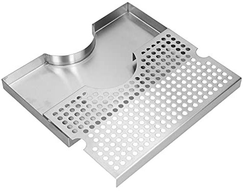 Stainless Steel Drip Tray for Beer Tower – for Home Bar, Kegerator & Parties – & Easy to Drink Spill Catcher