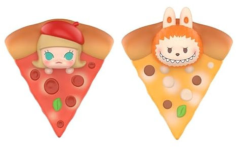 POP MART POP Bean Pizza Set Anime Actionfiguren Sammelfiguren Sammler Kunstspielzeug Spielzeug Figuren Geschenk