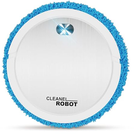 Générique Aspirateur Robot Laveur,Aspirateur Robot 3 en 1,Navigation Intelligente,Mode de Nettoyage,Ultra-Mince Silencieux,Adapté aux Poils d'animaux,Idéal pour Tapi Sols Durs(Blanc).