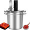 Batidora automática de alimentos, máquina para saltear salsas y condimentos, con calefacción a gas de acero inoxidable, para restaurantes, fábricas de alimentos, cocina casera,20L