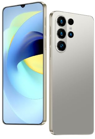 DEMANN GMBH Telefono sbloccato, Schermo da 6,0 pollici, 4GB RAM + 64GB ROM/TF 256GB, Fotocamera Doppia, Supporto 4G LTE FDD TDD, Doppia Scheda SIM, Adatto per Principianti. (Light Cyan)