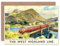 Wee Blue Coo Eisenbahn Schottland West Highland Line Britisch Geburtstagskarte
