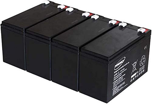 Powery lead-gel battery for USV APC Smart-UPS SUA1000RMI2U 9Ah 12V, 12V, Lead-Acid
