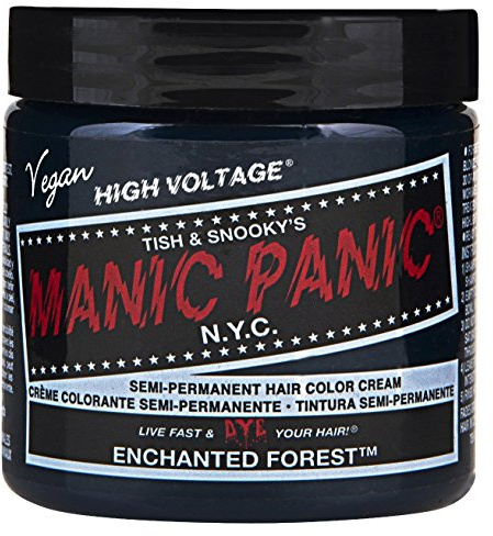 Manic Panic High Voltage Classic Cream Formula Tinte semipermanente para el cabello, 118 ml (Enchanted Forest)