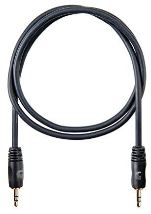 D'Addario Audio Cable - Works with Cell Phone, MP3 Players - Shielded Ends for Noise Reduction - 3 Feet/0.91 Meters - 1/8 Inch to 1/8 Inch Ends - 1 Pack