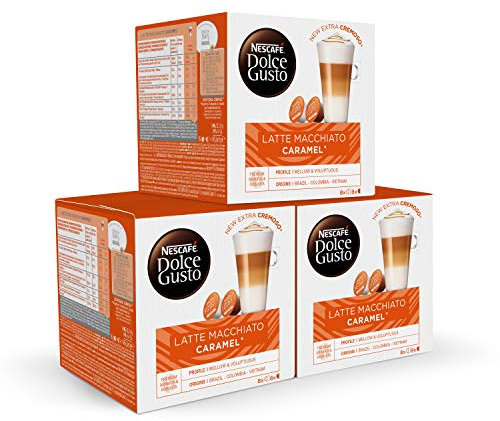 Nestle Dolce Gusto-Caramel Latte Macchiato 12136960 Capsules 16.