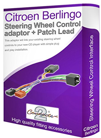 Connects2 Kit adaptateur de raccordement des commandes au volant d'autoradio stéréo pour Citroën Berlingo
