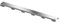 TECE 600782 drainline Designrost „steel II“ (Länge 70 cm; Edelstahl poliert; sehr belastbar), silber
