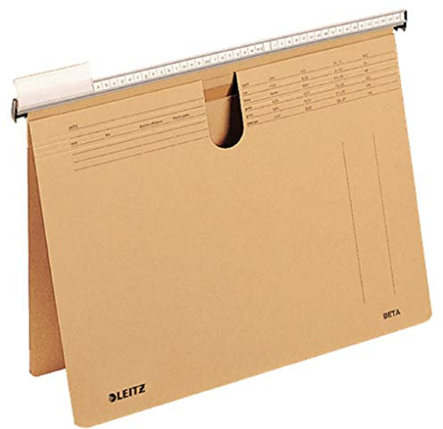 Esselte Leitz Hängehefter BETA®, kfm. Heftung, Natronkarton, naturbraun