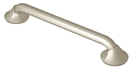 Moen YG2824BN Bathroom Safety 24-Inch Stainless Steel Transitional Bathroom Grab Bar, Brushed Nickel