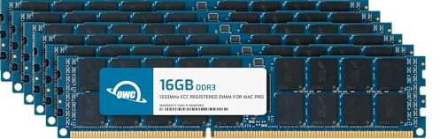 OWC Memory 96GB (6X 16GB) DDR3 ECC Registered CL9 PC3-10600 1333MHz RAM