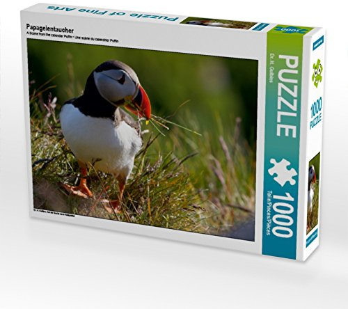 CALVENDO Puzzle Papageientaucher 1000 Teile Puzzle quer | Lege-Größe cm Foto-Puzzle für glückliche Stunden