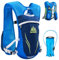 TRIWONDER Sac Trail 5,5L Gilet d'Hydratation Sac à Dos Hydratation Léger pour Marathon Randonnée VTT Course Running Homme Femme (Bleu - avec Sac à Eau TPU (2L))