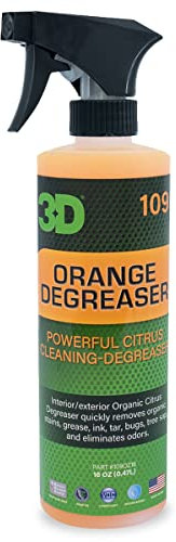 3D Orange Citrus degreaser 470 ml – Cleans Stains and Upholstery Ideal for removing food stains, drinks, etc. in upholstery