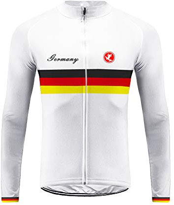 UGLY FROG Deutschland Radtrikot Frühling Herren Langarm Fahrradtrikot Gemütlich Fahrradbekleidung Haibike