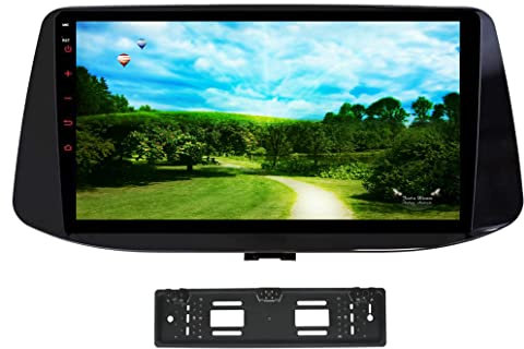 XISEDO 9 Android 9.0 Autoradio 1 Din 8-Core RAM 4G ROM 64G Navigatore GPS In-dash Car Radio per Hyundai i30 2017 2018 (con Carta Targhetta Auto con Radar di Parcheggio)