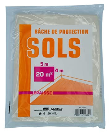 SAVY Bâche de protection sol 4m x 5m