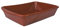 AR Kitchen Mediterrane Auflaufform aus glasiertem Ton, pflegeleicht (Groß ca. 38x26x5cm)