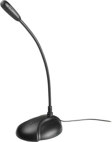 Audio-Technica ATR4750-USB Omnidirectional Condenser Gooseneck Microphone Black