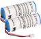 2x Akku kompatibel mit Sony PS3 / PS4 Move Motion Controller, Playstation Move LIS1441 1350mAh Ersatzakku Batterie