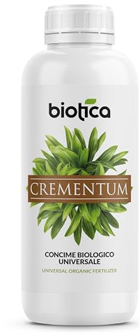 BIOTICA Concime Biologico Universale Liquido per Piante Orticole, Ornamentali e da Frutto – 1 Litro – CREMENTUM Fertilizzante consentito in Agricoltura Biologica