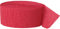 PAPSTAR NEU Kreppband/Krepppapier, Länge: ca. 24 m, Farbe: Rot