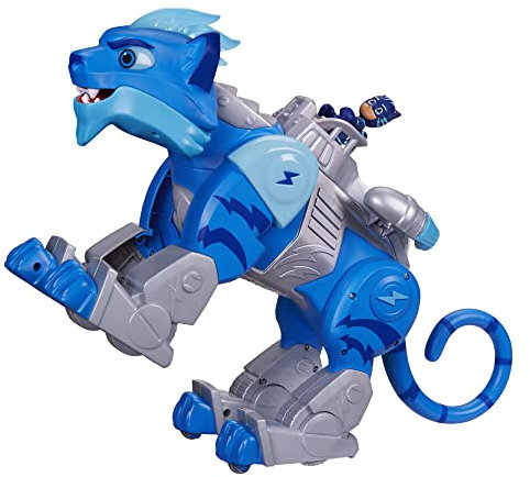 PJ Masks Animal Power Charge and Roar, Power Cat Kleinkindspielzeug, motorisiertes Spielzeug mit über 20 Lichtern und Geräuschen, ab 3 Jahren (French Version)