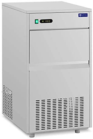 Royal Catering RCIC-50FI Eiswürfelmaschine 50 kg/24 h 350 W Edelstahl Ice Maker Eiswürfelmaschine Gastro Icecubemaker Eiswürfel Maker